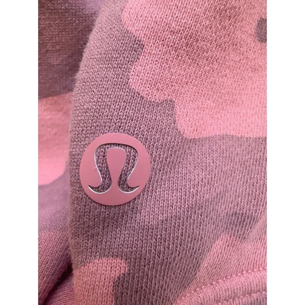 Lululemon All Yours Cropped Hoodie Heritage 365 Camo Brier Rose Multi Size 14
